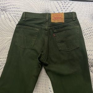 Vintage Green 501 Levi’s